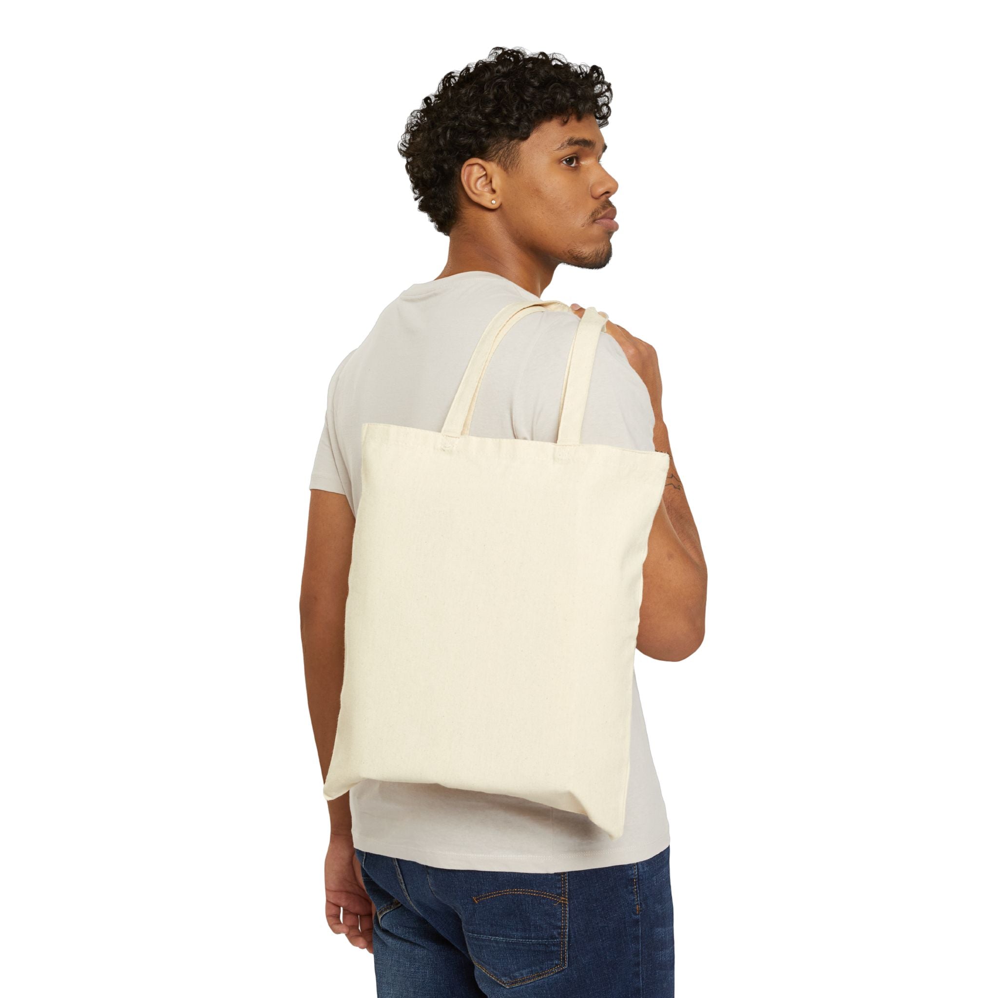 Tote Bag — "Free to Love PERIODT!" Rainbow Comic Canvas Tote