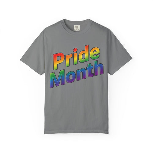Pride Month T-Shirt — Rainbow "Pride Month" Front & 2026 Back LGBTQ+ Celebration Tee