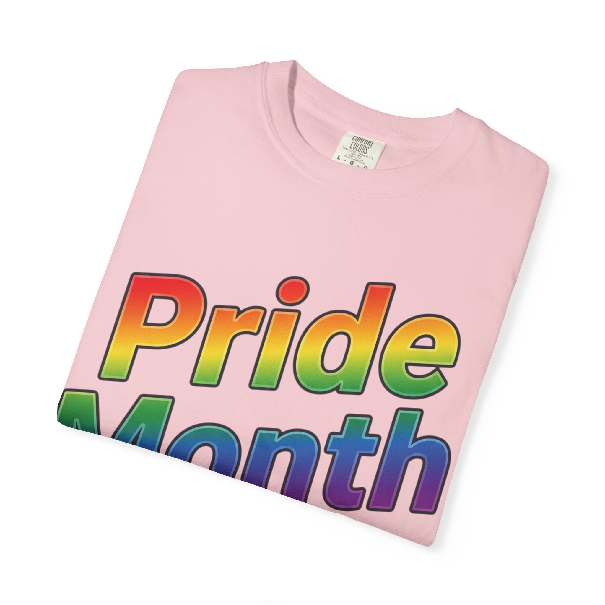 Pride Month T-Shirt — Rainbow "Pride Month" Front & 2026 Back LGBTQ+ Celebration Tee